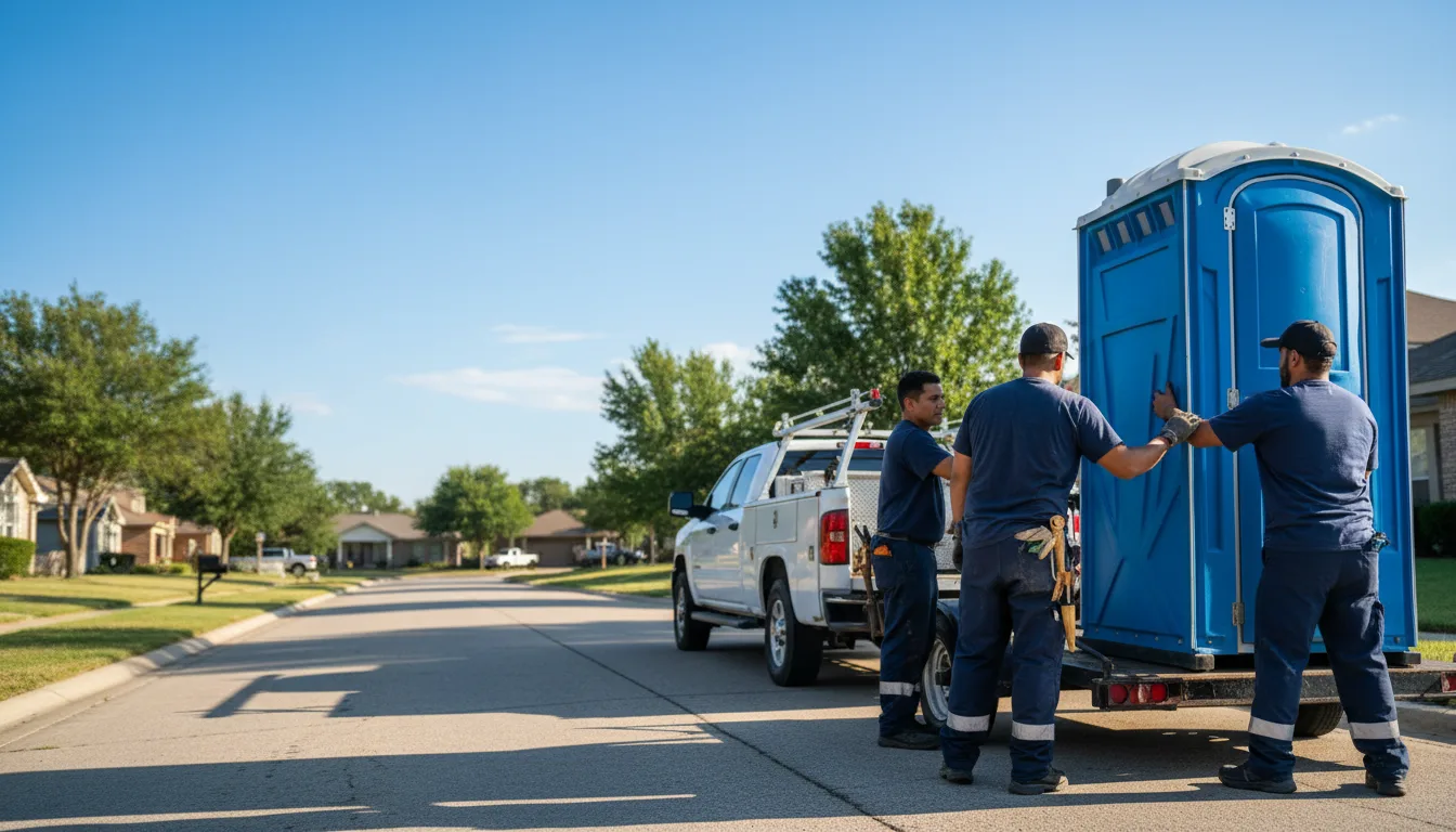 Portable Toilet Rental in Bronson, TX near me